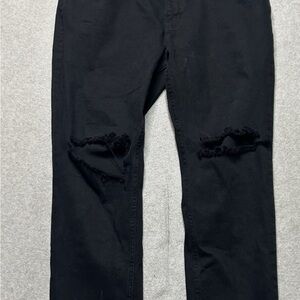 Original Use Black Tapered Men's Jeans